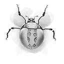 Ladybug tattoo design idea