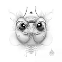 Ladybug tattoo design idea