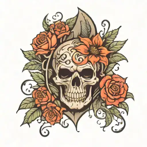 boulder tattoo design idea