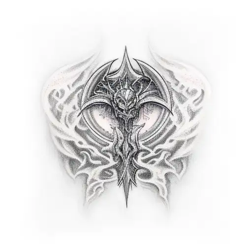 Banshee blood tattoo design idea