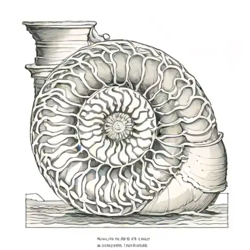 Nautilus Pompilius tattoo design idea