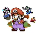 Mario bross devil tattoo design idea