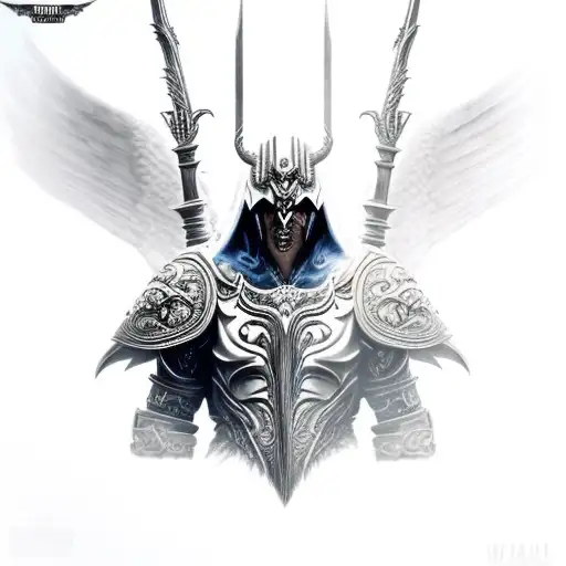 Warrior, tyrael, diablo 3  tattoo design idea