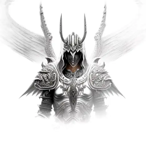 Warrior, tyrael, diablo 3  tattoo design idea