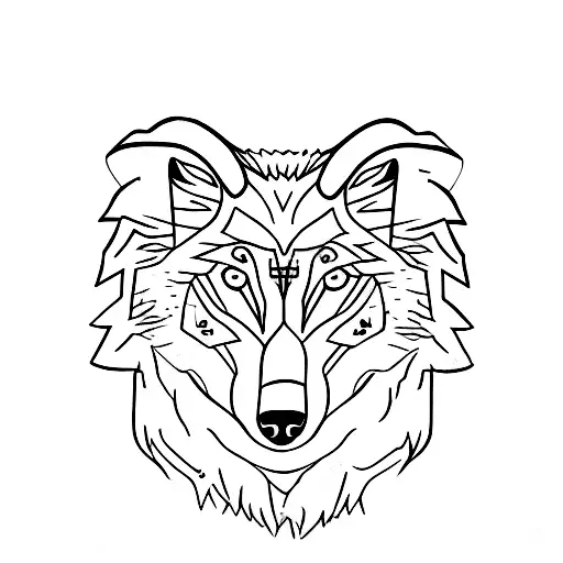 wolf in sheep's clothing tattoo design idea