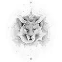 Antique tattoo design idea