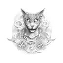 Antique tattoo design idea
