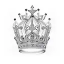 Queen's Crown tattoo design idea