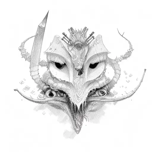 eating disorder  tattoo design idea