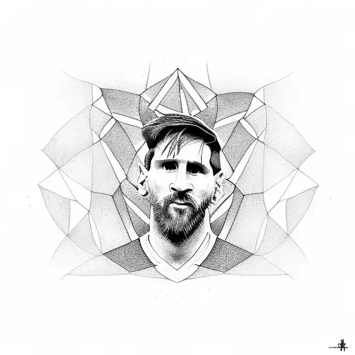 messi tattoo design idea