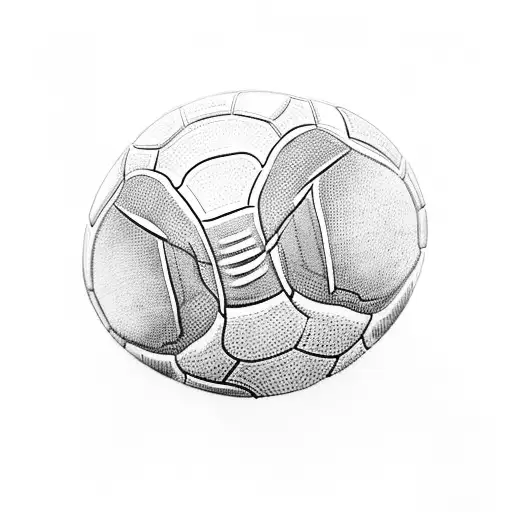 football tattoo design idea