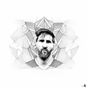 messi tattoo design idea