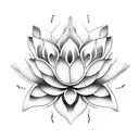 Lotus Flower tattoo design idea
