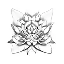 Lotus Flower tattoo design idea