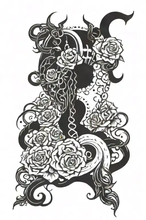 depression tattoo design idea