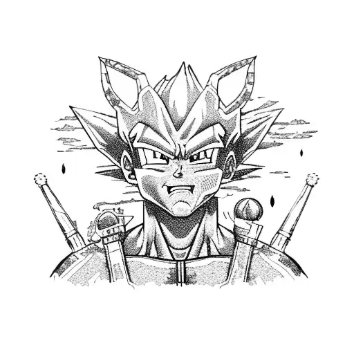 dragon ball z  tattoo design idea