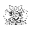 dragon ball z  tattoo design idea