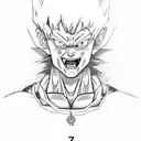 dragon ball z  tattoo design idea