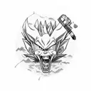 dragon ball z  tattoo design idea