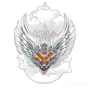 Griffin tattoo design idea