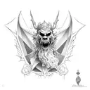 Bram socker dracula Charming vampors tattoo design idea