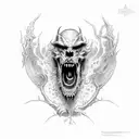 Bram socker dracula Charming vampors tattoo design idea