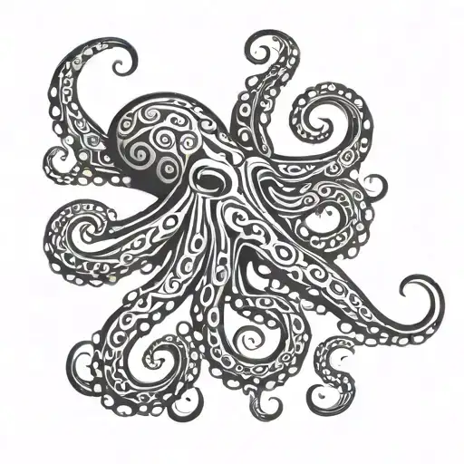 Maui octopus tattoo design idea