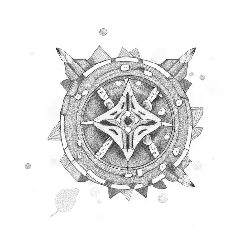 Cookie biscuit tattoo design idea