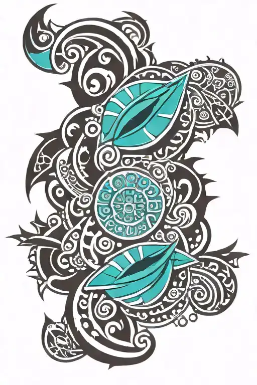 Polynesian style tattoo tattoo design idea