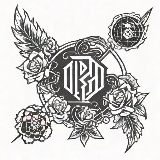 Blackpink logo tattoo design idea