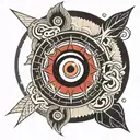 sasuke mangekyou sharingan tattoo design idea