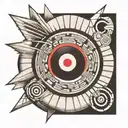 sasuke mangekyou sharingan tattoo design idea
