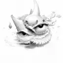 clouds tattoo design idea