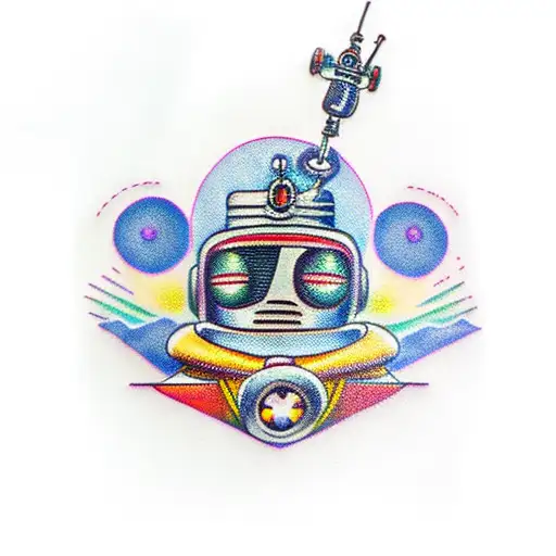 bender from Futurama  tattoo design idea