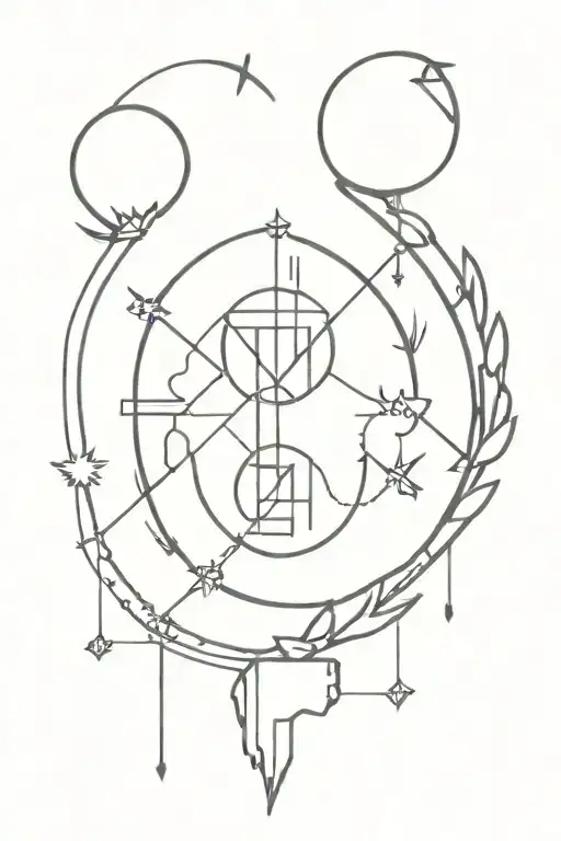 Twenty one pilots featuring iconic symbols tattoo design idea