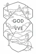 god is greater than the highs and lows  tattoo design idea