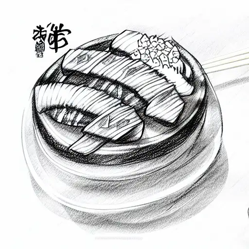 Sushi tattoo design idea