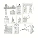 broadway tattoo design idea