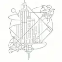 broadway tattoo design idea