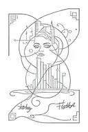 broadway musical tattoo design idea