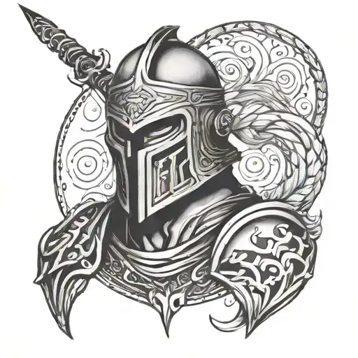 pain make you warrior  tattoo design idea