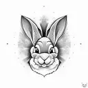 mafia buggs bunny  tattoo design idea