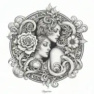 virgo cancer Aquarius tattoo design idea