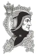 king Baldwin IV tattoo design idea