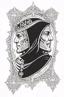 king Baldwin IV tattoo design idea