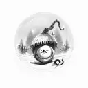 Nightmare before Christmas tattoo design idea