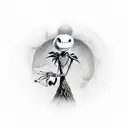Nightmare before Christmas tattoo design idea