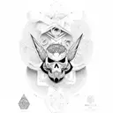 persona en la oscuridad  tattoo design idea