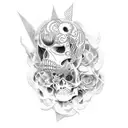 persona en la oscuridad  tattoo design idea