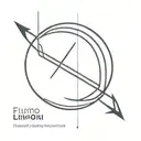 A bold blackwork tattoo featuring an arrow piercing through an infinity sign, symbolizing the athlete's determination to push beyond limits tattoo design idea